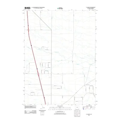 2012 Map of P O Ranch, 2012 Print