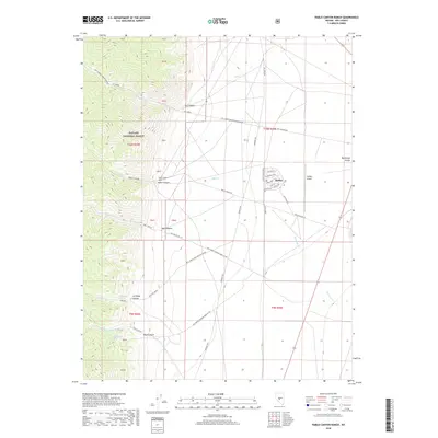 2018 Map of Pablo Canyon Ranch, 2018 Print
