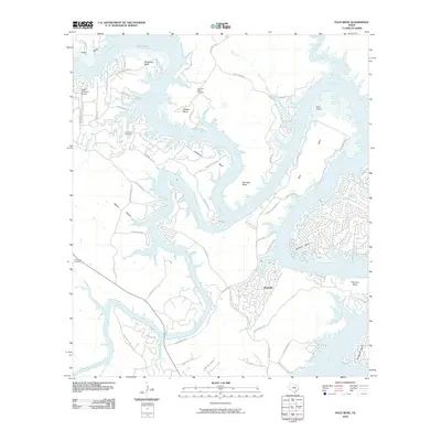 2010 Map of Pace Bend, 2010 Print