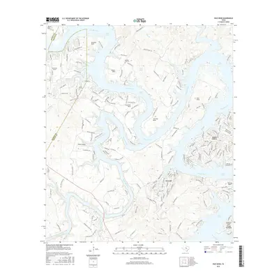 2016 Map of Pace Bend, 2016 Print