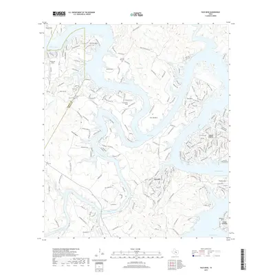 2019 Map of Pace Bend, 2019 Print