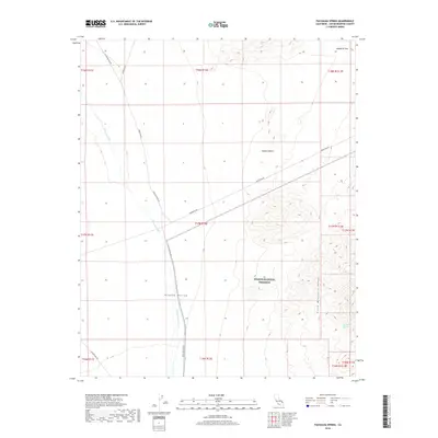 2018 Map of Pachalka Spring, 2018 Print