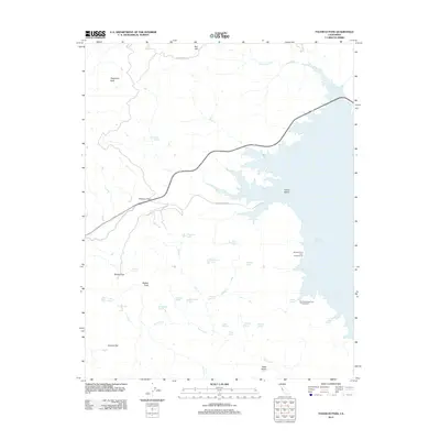 2012 Map of Pacheco Pass, 2012 Print