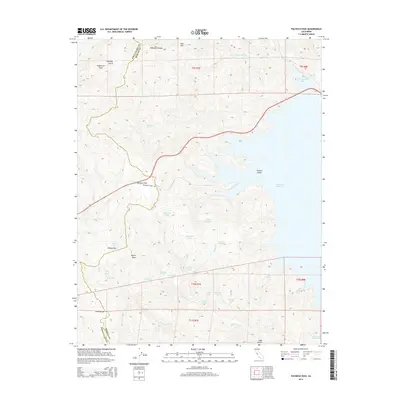 2015 Map of Pacheco Pass, 2015 Print