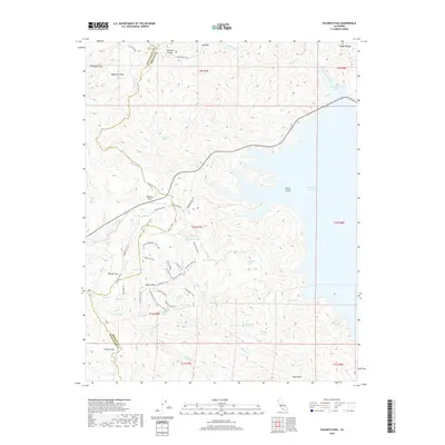 2018 Map of Pacheco Pass, 2018 Print