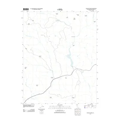 2012 Map of Pacheco Peak, 2012 Print
