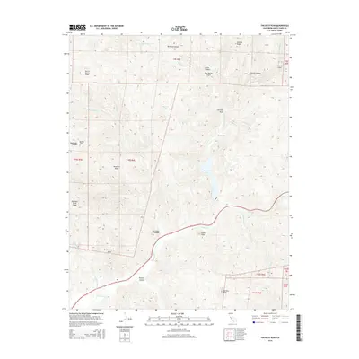 2015 Map of Pacheco Peak, 2015 Print