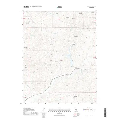 2018 Map of Pacheco Peak, 2018 Print