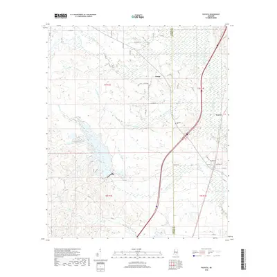2018 Map of Pachuta, 2018 Print