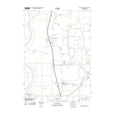 2010 Map of Pacific Junction, 2010 Print