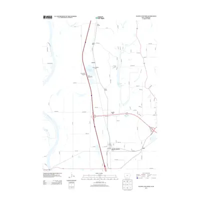 2013 Map of Pacific Junction, 2013 Print