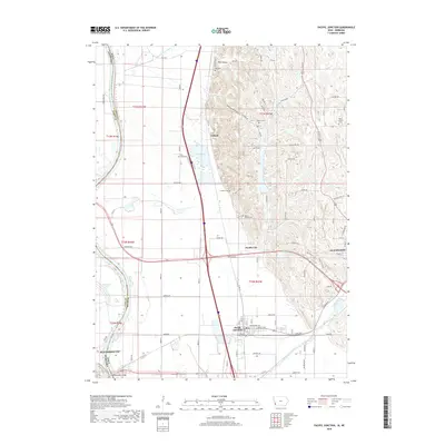 2018 Map of Pacific Junction, 2018 Print