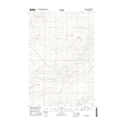 2017 Map of Pacific Lake, 2017 Print