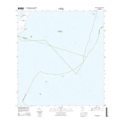 2015 Map of Pacific Reef, 2015 Print