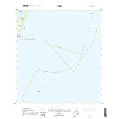 2021 Map of Pacific Reef, 2021 Print