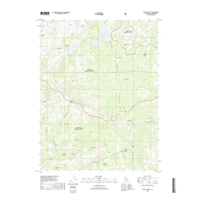 2018 Map of Pacific Valley, 2018 Print