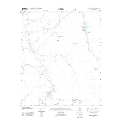 2012 Map of Pacifico Mountain, 2012 Print