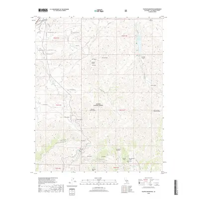 2018 Map of Pacifico Mountain, 2018 Print