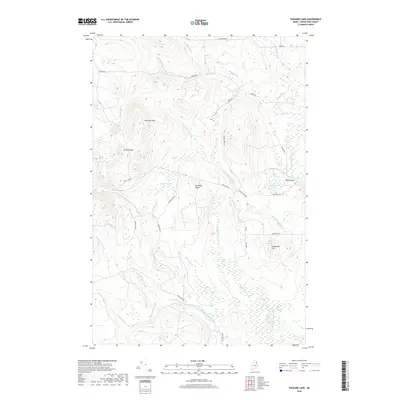 2018 Map of Packard Lake, 2018 Print