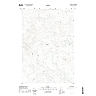 2021 Map of Packard Lake, 2021 Print