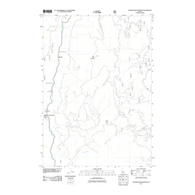 2011 Map of Packer John Mountain, 2011 Print