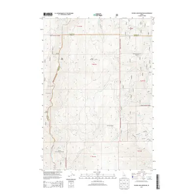 2013 Map of Packer John Mountain, 2013 Print