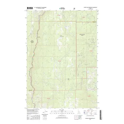 2017 Map of Packer John Mountain, 2017 Print