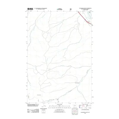 2011 Map of Packsaddle Butte, 2011 Print