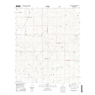 2013 Map of Packsaddle Canyon, 2013 Print