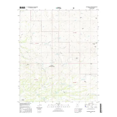 2017 Map of Packsaddle Canyon, 2017 Print