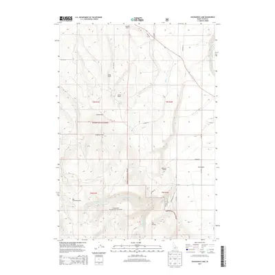 2013 Map of Packsaddle Lake, 2013 Print