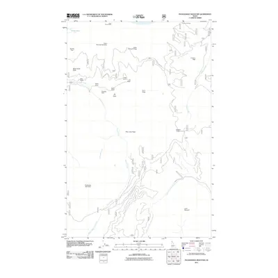 2011 Map of Packsaddle Mountain, 2011 Print