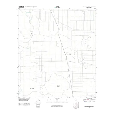 2010 Map of Packsaddle Mountain, 2010 Print