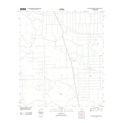 2012 Map of Packsaddle Mountain, 2012 Print