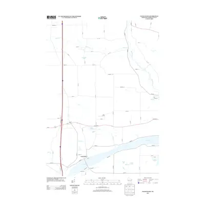 2013 Map of Packwaukee, 2013 Print