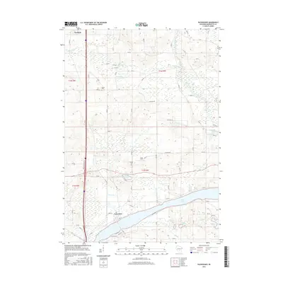 2016 Map of Packwaukee, 2016 Print