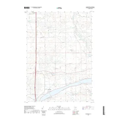 2018 Map of Packwaukee, 2018 Print