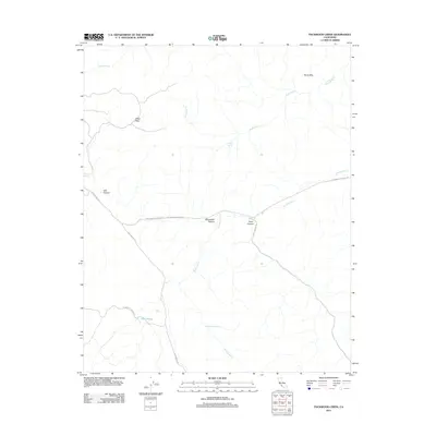 2012 Map of Packwood Creek, 2012 Print