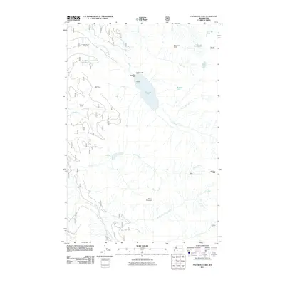 2011 Map of Packwood Lake, 2011 Print