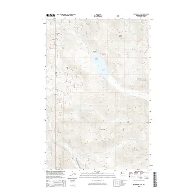2014 Map of Packwood Lake, 2014 Print