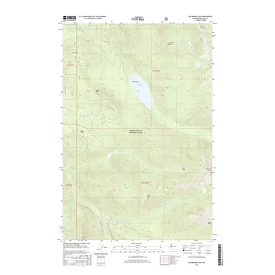 2017 Map of Packwood Lake, 2017 Print