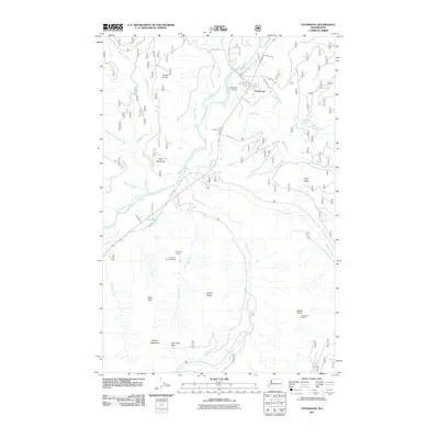 2011 Map of Packwood, 2011 Print