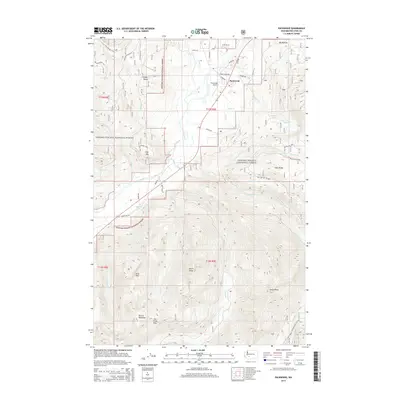 2014 Map of Packwood, 2014 Print