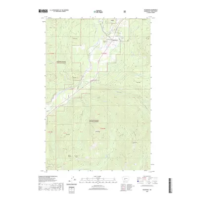 2020 Map of Packwood, 2020 Print