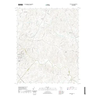 2020 Map of Pacolet Mills, 2020 Print