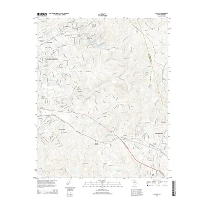 2014 Map of Pacolet, 2014 Print