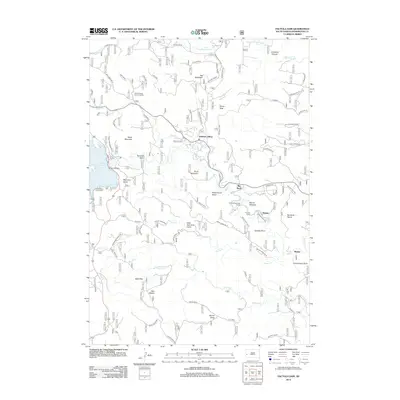 2012 Map of Pactola Dam, 2012 Print