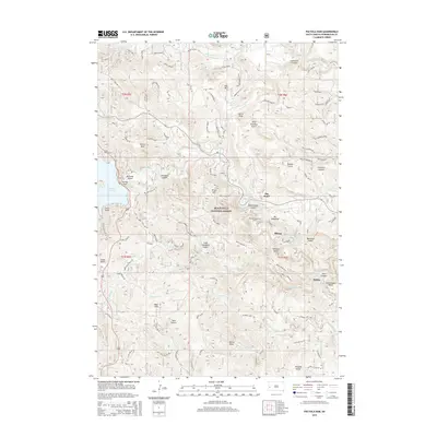 2015 Map of Pactola Dam, 2015 Print