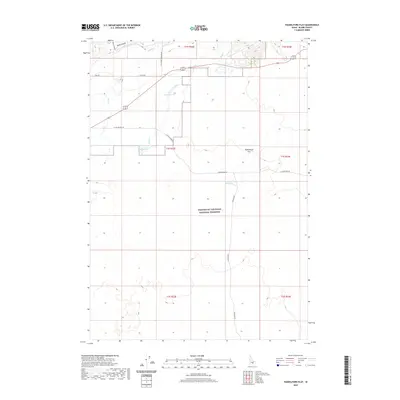 2020 Map of Paddelford Flat, 2020 Print