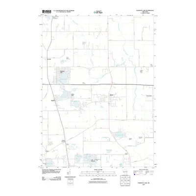 2010 Map of Paddock Lake, 2010 Print